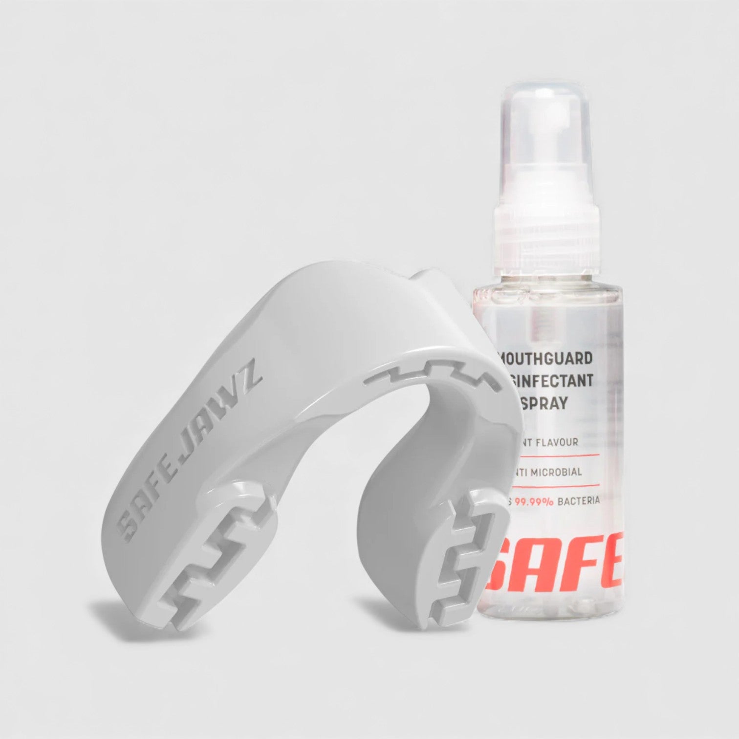 SafeJawz Intro pakke med desinfeksjonsspray og Etui - Combat Store AS