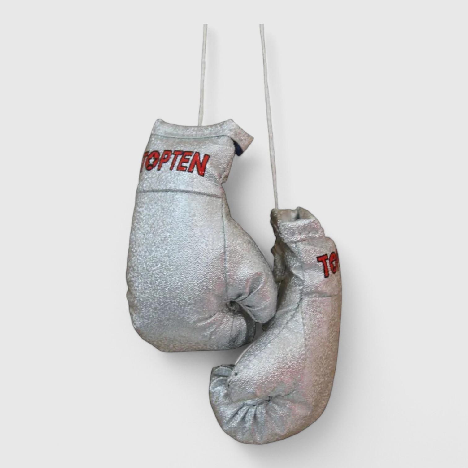 TOP TEN Mini Boksehansker - Sølv - CombatStore.no