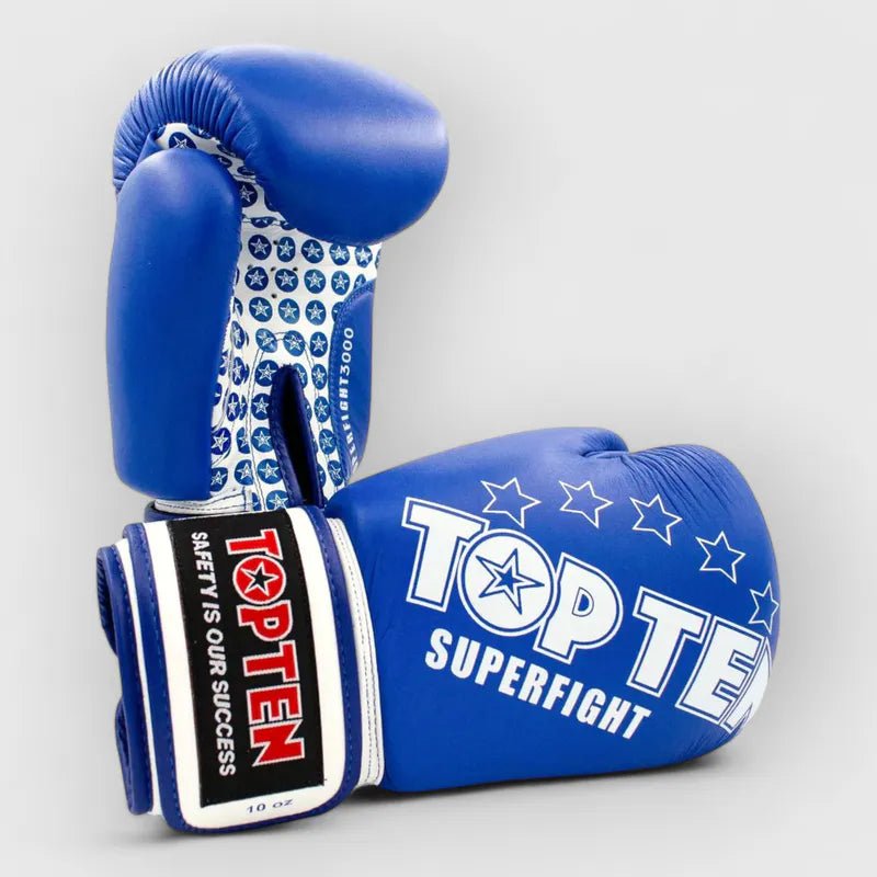 TOP TEN New Boksehansker Superfight 3000 - Rød og Blå 10oz - CombatStore.no