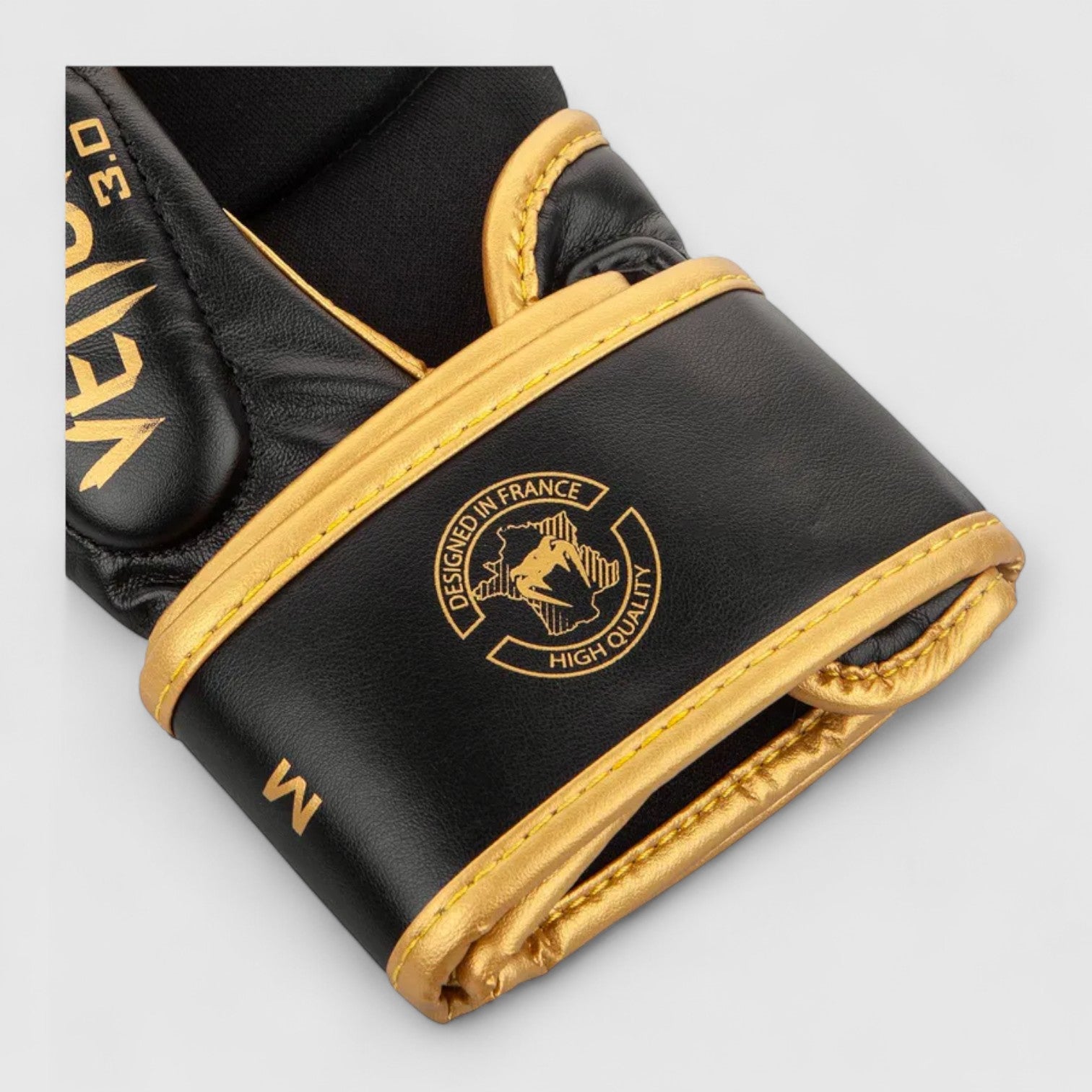 VENUM Challenger 3.0 Sparringshansker MMA - Svart/Gull - CombatStore.no