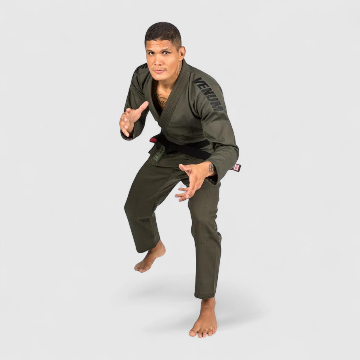 VENUM Contender Evo Brazilian Jiu Jitsu Gi - Kaki - CombatStore.no
