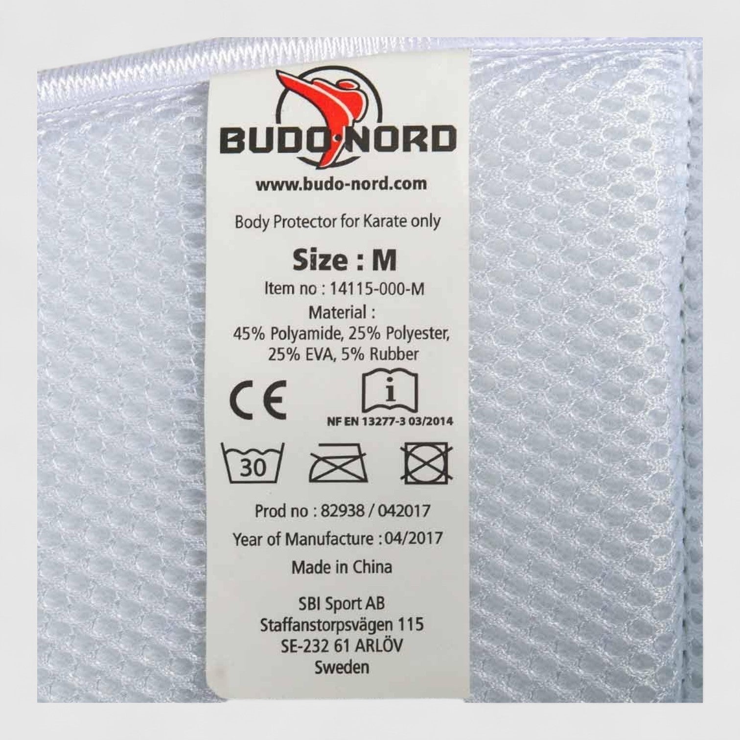 BUDO - NORD WKF - Godkjent Brystbeskytter - CombatStore.no