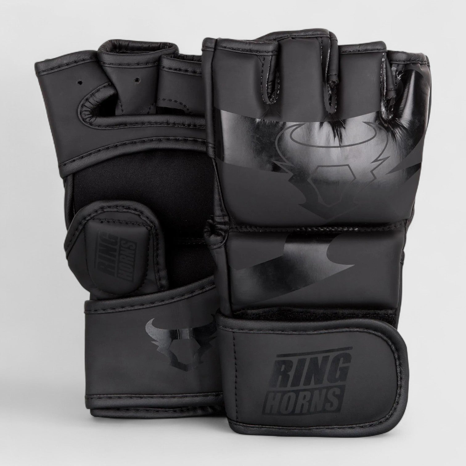 RINGHORNS Charger MMA Hansker - Svart/Svart - CombatStore.no