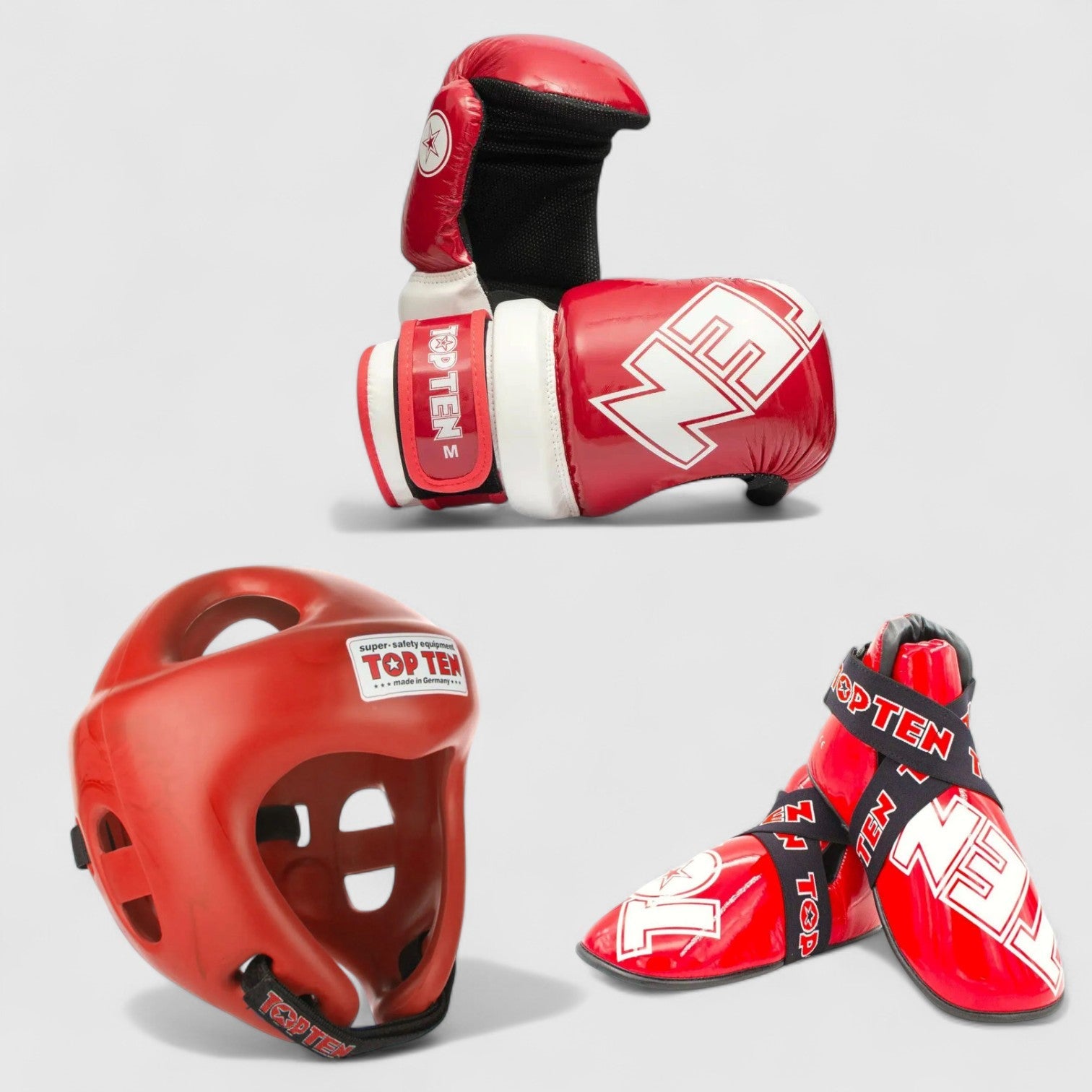 TOP TEN Rød WAKO Point Fight pakke - Combat Store AS