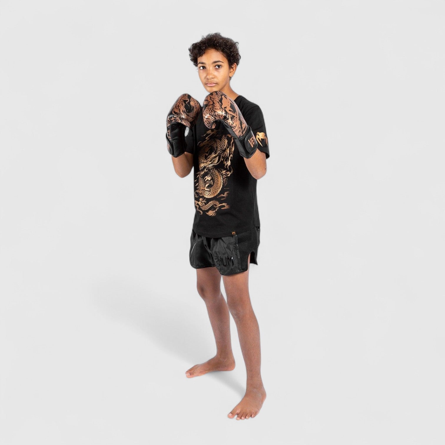 VENUM Dragon's Flight T - skjorte for barn - Svart/Bronze - CombatStore.no