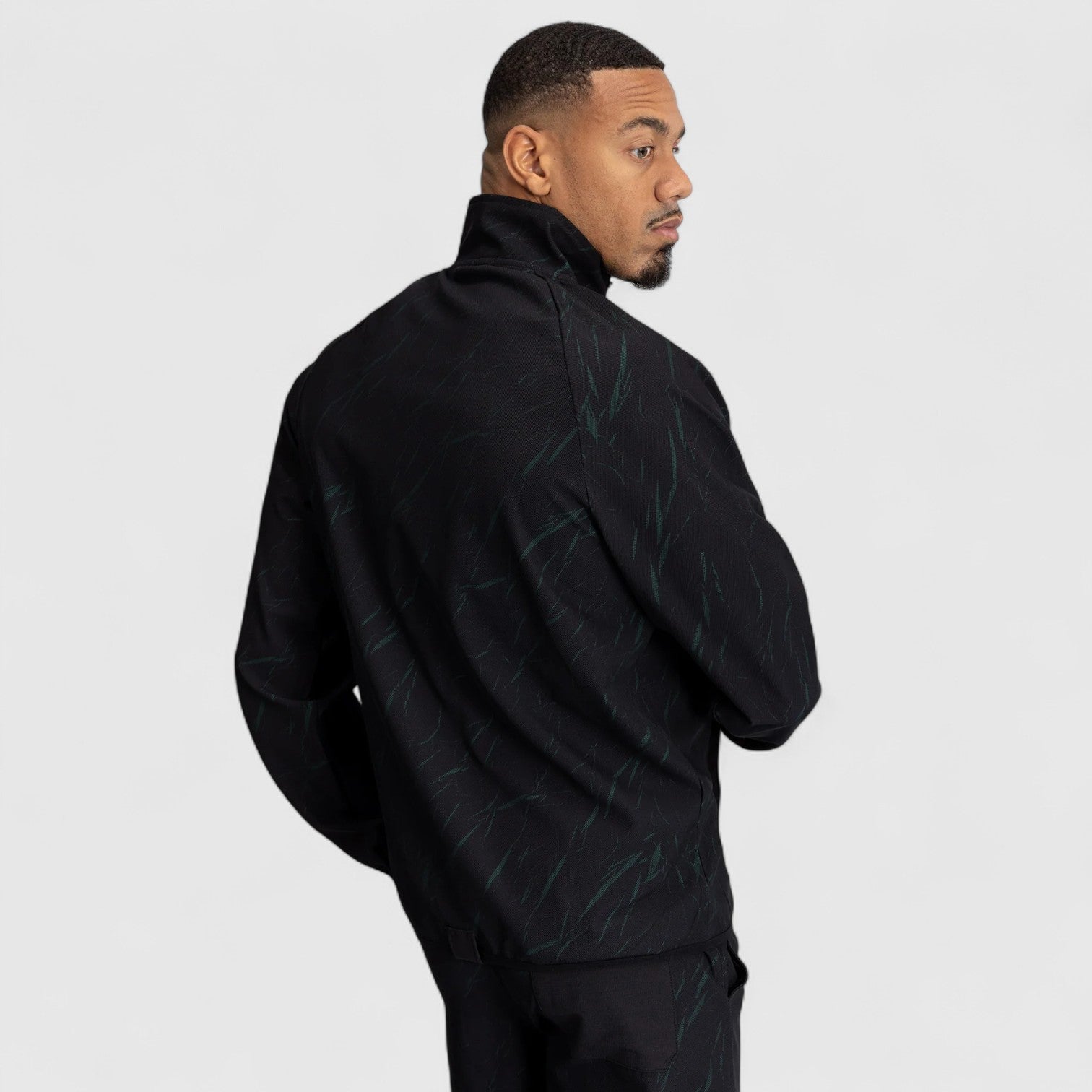 VENUM Trooper Herre Half - Zip Jakke - Svart/Skogsgrønn - CombatStore.no